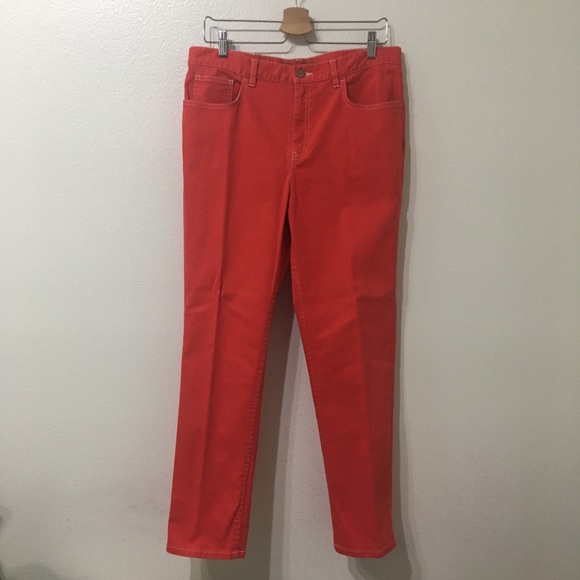Lauren Jeans Co-Nice soft red jeans - 12 - Picture 1 of 6